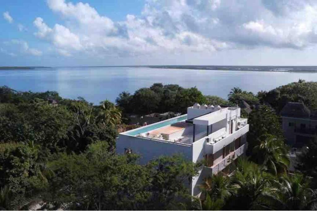 Micaela Bacalar C2 Depto De Lujo Vista Laguna Dış mekan fotoğraf